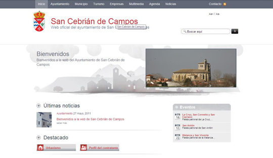 Bienvenidos a la web de San Cebrián de Campos